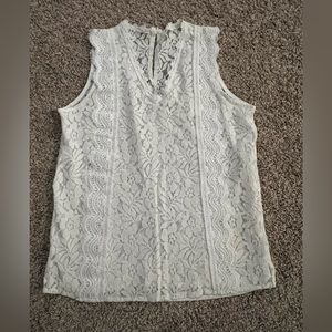 Lace tank from small boutique